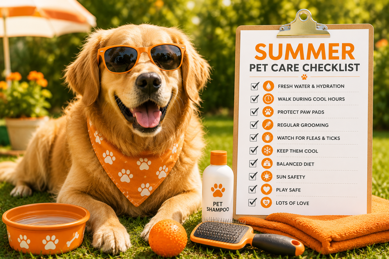 Summer Pet Care Checklist